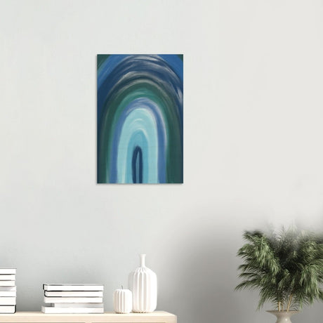 Da Vinci Contemporary Modern Wall Art - Wood Prints - 40x60 cm / 16x24″ - 20 mm