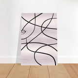 Da Vinci Contemporary Modern Wall Art - Brushed Aluminum Print - 70x100 cm / 28x40″ - 
