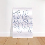 Da Vinci Contemporary Modern Wall Art - Brushed Aluminum Print - 60x90 cm / 24x36″ - 