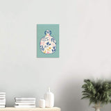 Da Vinci Contemporary Modern Wall Art - Wood Prints - 30x45 cm / 12x18″ - 20 mm