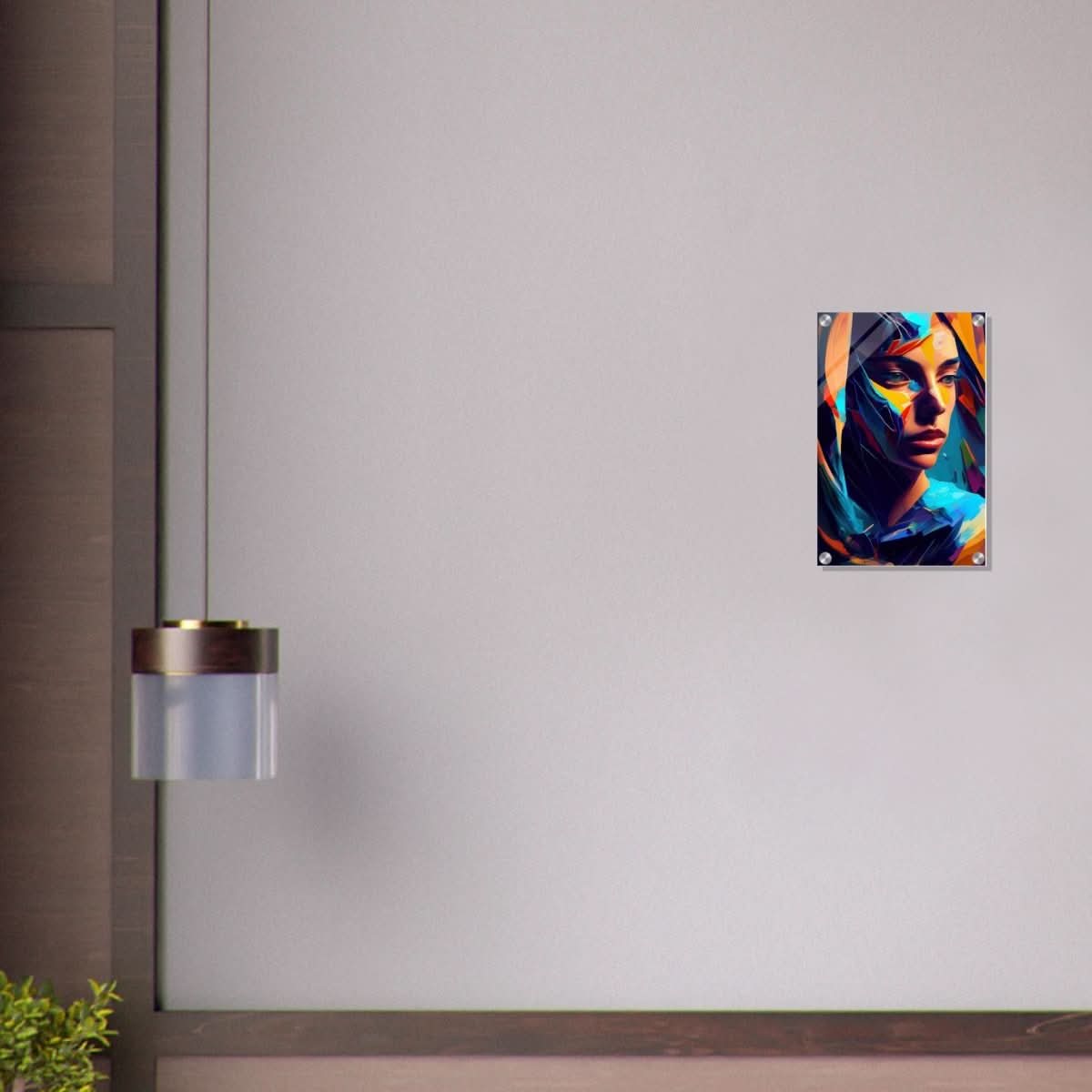 Da Vinci Contemporary Modern Wall Art - Acrylic Print - 30x45 cm / 12x18″ - 