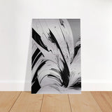 Da Vinci Contemporary Modern Wall Art - Brushed Aluminum Print - 50x75 cm / 20x30″ - 