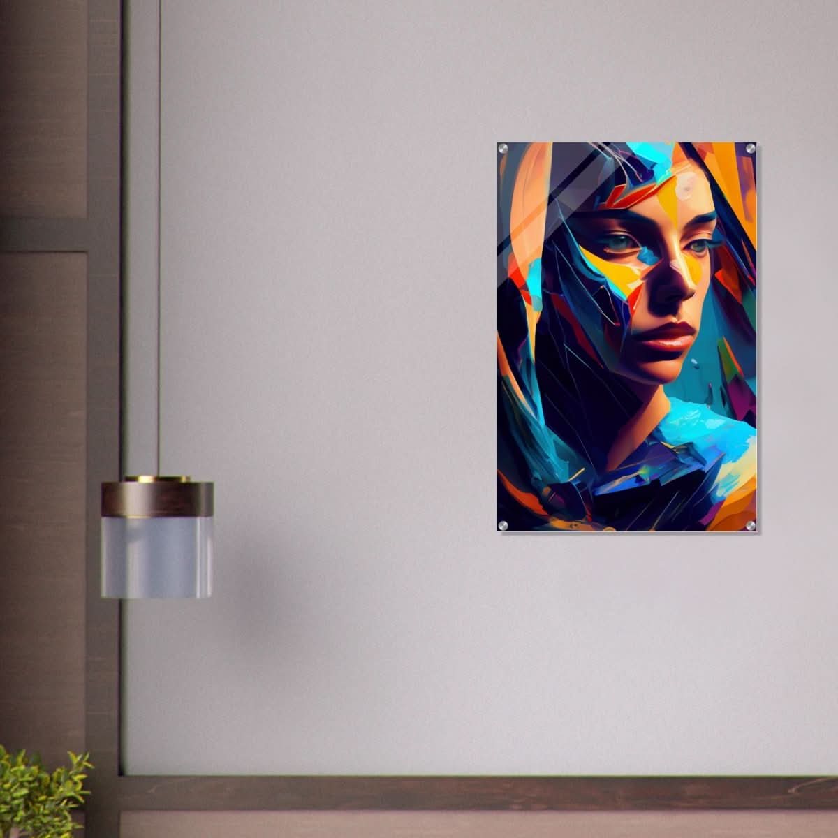 Da Vinci Contemporary Modern Wall Art - Acrylic Print - 60x90 cm / 24x36″ - 
