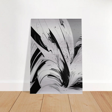 Da Vinci Contemporary Modern Wall Art - Brushed Aluminum Print - 70x100 cm / 28x40″ - 