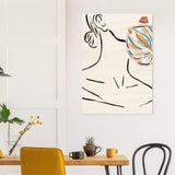 Da Vinci Contemporary Modern Wall Art - Wood Prints - 70x100 cm / 28x40″ - 10 mm