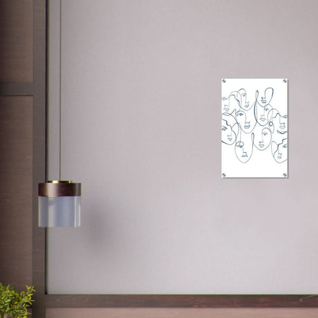 Da Vinci Contemporary Modern Wall Art - Acrylic Print - 40x60 cm / 16x24″ - 