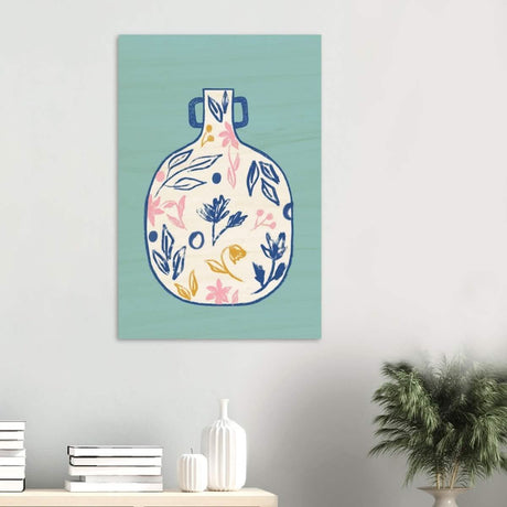 Da Vinci Contemporary Modern Wall Art - Wood Prints - 60x90 cm / 24x36″ - 10 mm