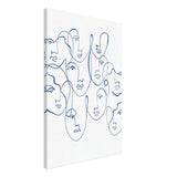 Da Vinci Contemporary Modern Wall Art - Canvas - 50x75 cm / 20x30″ - Slim