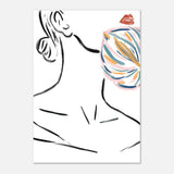 Da Vinci Contemporary Modern Wall Art - Aluminum Print - 70x100 cm / 28x40″ - 