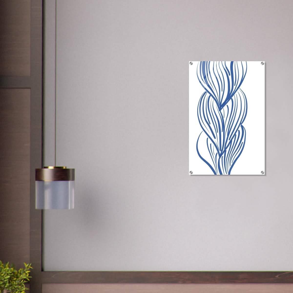 Da Vinci Contemporary Modern Wall Art - Acrylic Print - 50x75 cm / 20x30″ - 