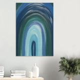 Da Vinci Contemporary Modern Wall Art - Wood Prints - 70x100 cm / 28x40″ - 10 mm