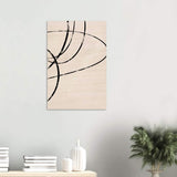 Da Vinci Contemporary Modern Wall Art - Wood Prints - 50x75 cm / 20x30″ - 20 mm