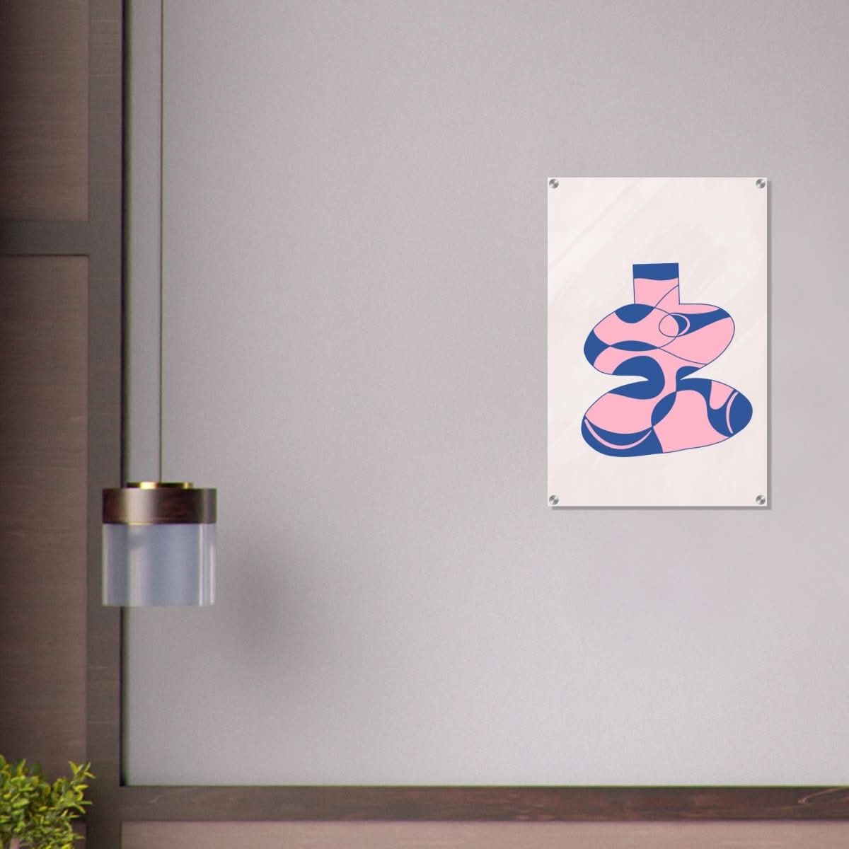 Da Vinci Contemporary Modern Wall Art - Acrylic Print - 50x75 cm / 20x30″ - 