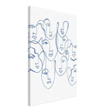 Da Vinci Contemporary Modern Wall Art - Canvas - 50x75 cm / 20x30″ - Thick