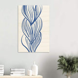 Da Vinci Contemporary Modern Wall Art - Wood Prints - 60x90 cm / 24x36″ - 20 mm