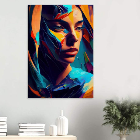 Da Vinci Contemporary Modern Wall Art - Wood Prints - 70x100 cm / 28x40″ - 20 mm