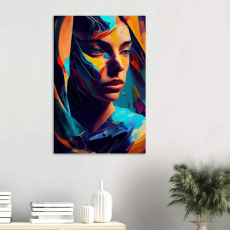 Da Vinci Contemporary Modern Wall Art - Wood Prints - 60x90 cm / 24x36″ - 10 mm