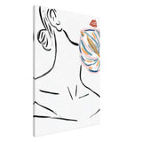 Da Vinci Contemporary Modern Wall Art - Canvas - 70x100 cm / 28x40″ - Slim