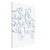 Da Vinci Contemporary Modern Wall Art - Canvas - 70x100 cm / 28x40″ - Slim