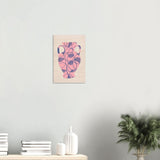 Da Vinci Contemporary Modern Wall Art - Wood Prints - 30x45 cm / 12x18″ - 10 mm