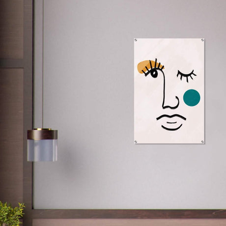 Da Vinci Contemporary Modern Wall Art - Acrylic Print - 60x90 cm / 24x36″ - 