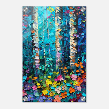 Da Vinci Contemporary Nature Art Wall art print | Modern Art - Acrylic Print - 30x45 cm / 12x18″ - 