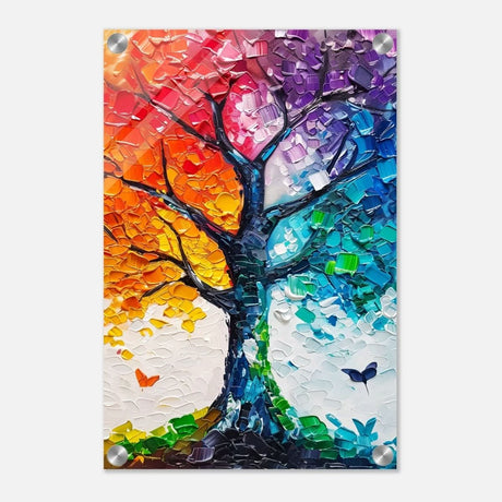 Da Vinci Contemporary Nature Art Wall art print | Modern Art - Acrylic Print - 30x45 cm / 12x18″ - 