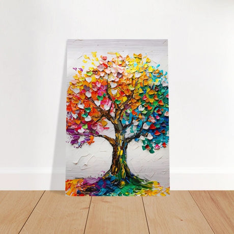 Da Vinci Contemporary Nature Art Wall art print | Modern Art - Brushed Aluminum Print - 30x45 cm / 12x18″ - 