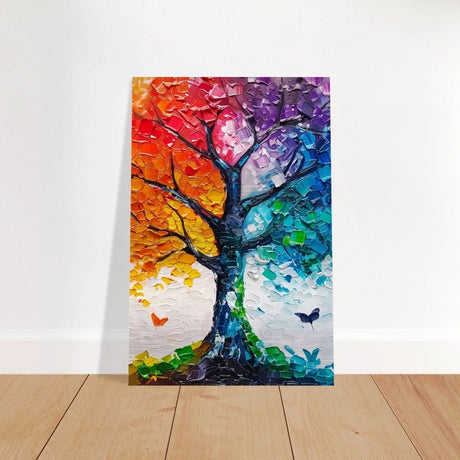 Da Vinci Contemporary Nature Art Wall art print | Modern Art - Brushed Aluminum Print - 30x45 cm / 12x18″ - 