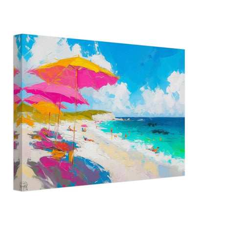 Da Vinci Contemporary Wall art | Beach - Canvas - 30x45 cm / 12x18″ - Thick