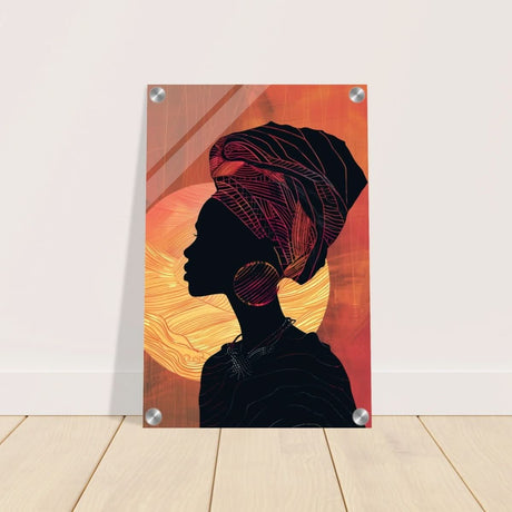 Da Vinci Contemporary Wall art Print | African Theme - Acrylic Print - 30x45 cm / 12x18″ - 