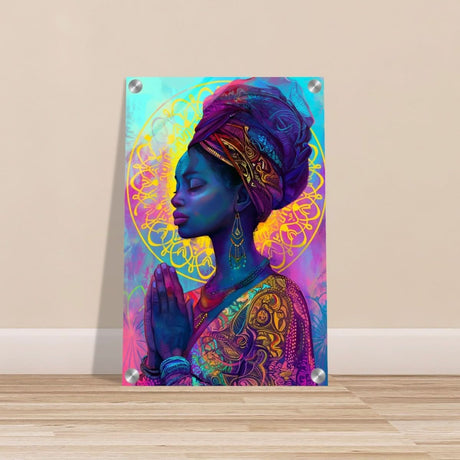 Da Vinci Contemporary Wall art Print | African Theme - Acrylic Print - 30x45 cm / 12x18″ - 