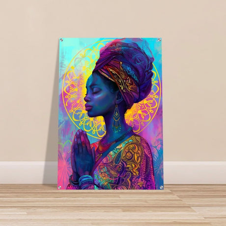 Da Vinci Contemporary Wall art Print | African Theme - Acrylic Print - 70x100 cm / 28x40″ - 