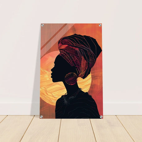 Da Vinci Contemporary Wall art Print | African Theme - Acrylic Print - 50x75 cm / 20x30″ - 