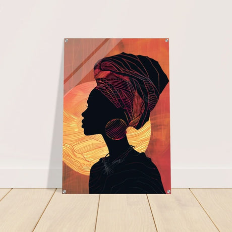 Da Vinci Contemporary Wall art Print | African Theme - Acrylic Print - 70x100 cm / 28x40″ - 