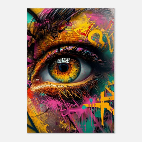 Da Vinci Contemporary Wall art Print | Eye - Wood Prints - 70x100 cm / 28x40″ - 10 mm