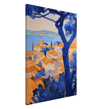 Da Vinci Contemporary Wall art Print | Nature and City - Canvas - 70x100 cm / 28x40″ - Slim