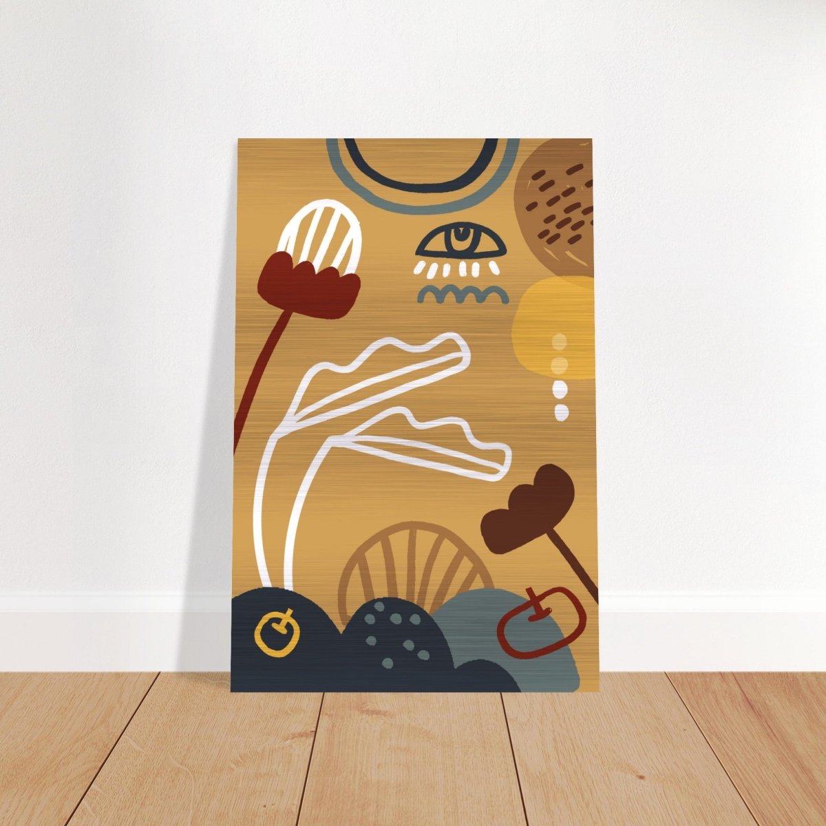 Da Vinci Contemporary wall art Print - Brushed Aluminum Print - 30x45 cm / 12x18″ - 