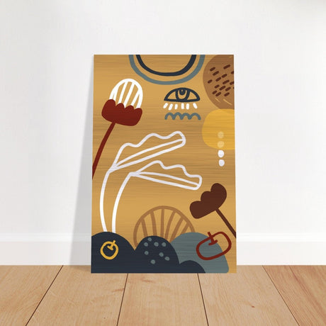 Da Vinci Contemporary wall art Print - Brushed Aluminum Print - 30x45 cm / 12x18″ - 