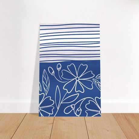 Da Vinci Contemporary Wall Art - Brushed Aluminum Print - 30x45 cm / 12x18″ - 