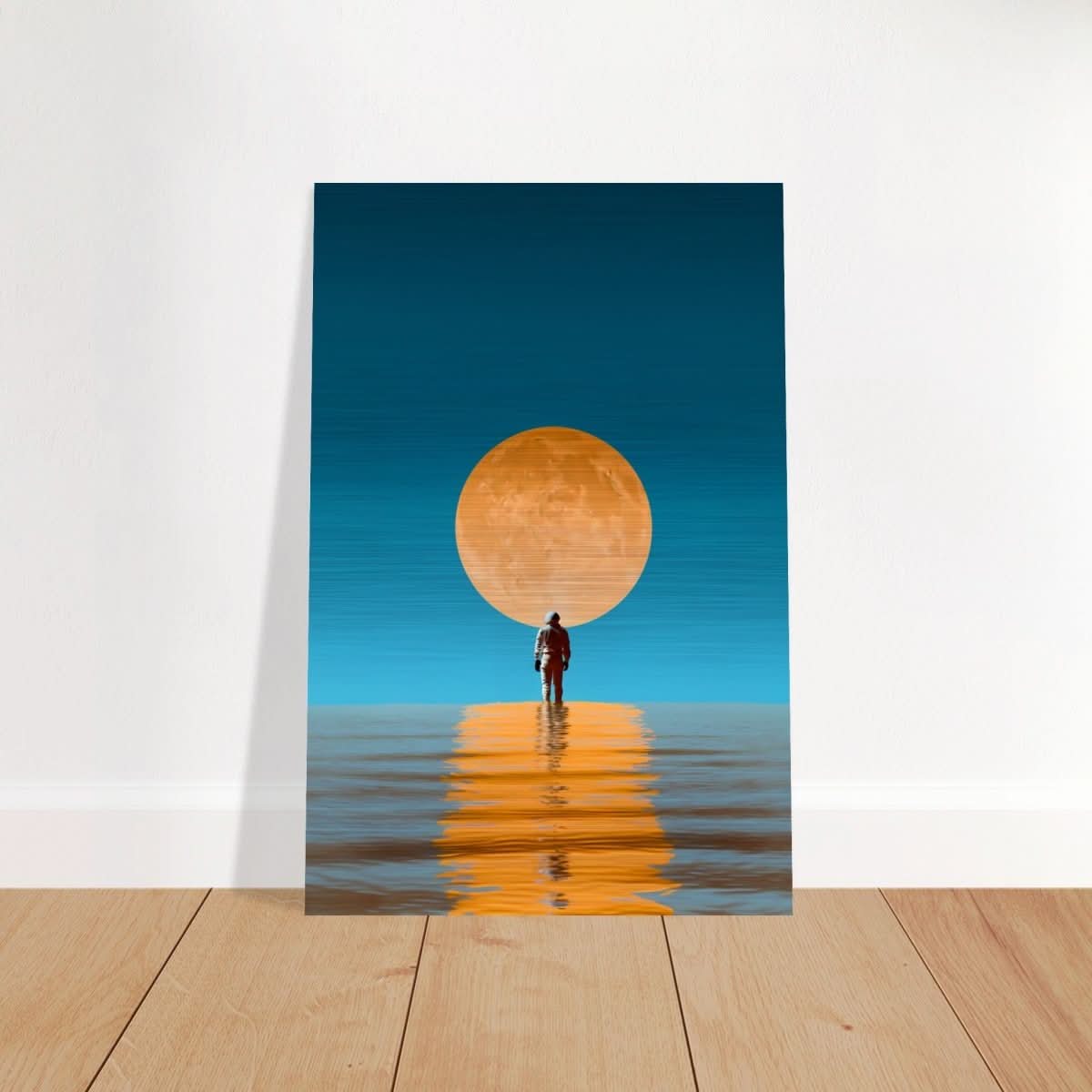 Da Vinci Contemporary Wall art - Brushed Aluminum Print - 40x60 cm / 16x24″ - 