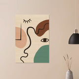 Da Vinci Contemporary Wall Art - Wood Prints - 70x100 cm / 28x40″ - 20 mm