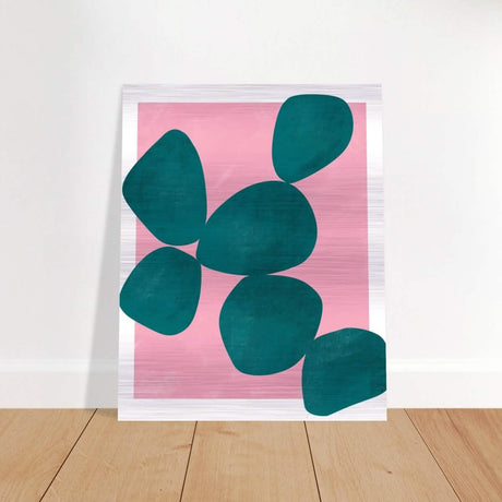 Da Vinci Contemporary Wall Art - Brushed Aluminum Print - 40x50 cm / 16x20″ - 