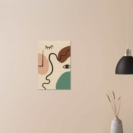 Da Vinci Contemporary Wall Art - Wood Prints - 40x60 cm / 16x24″ - 20 mm