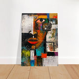 Da Vinci Cubism Wall art Print | African Theme - Brushed Aluminum Print - 70x100 cm / 28x40″ - 