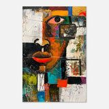 Da Vinci Cubism Wall art Print | African Theme - Aluminum Print - 60x90 cm / 24x36″ - 