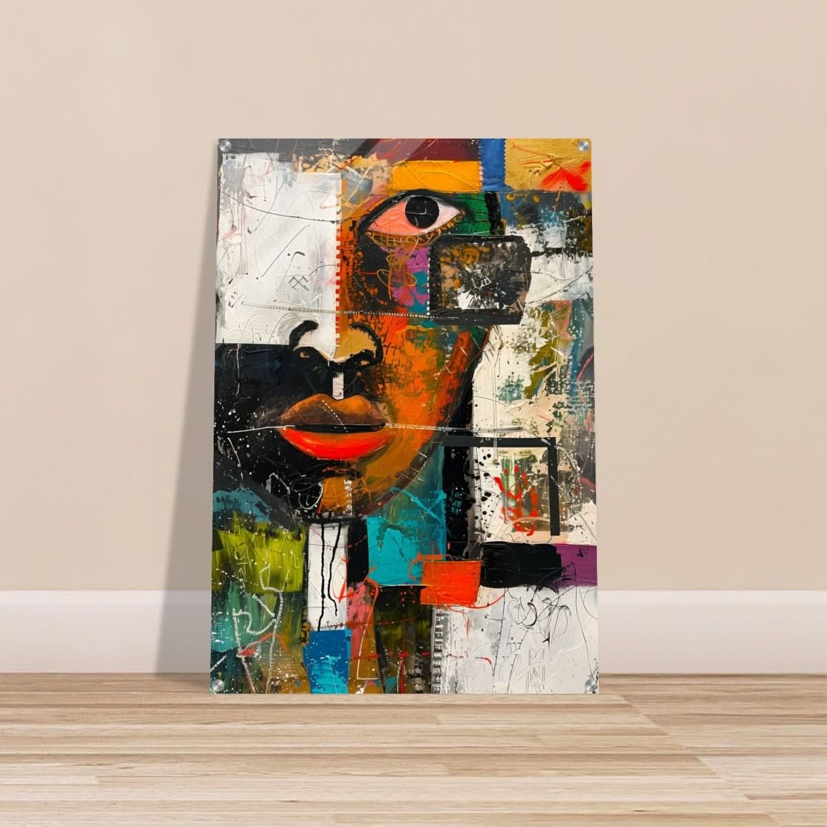 Da Vinci Cubism Wall art Print | African Theme - Acrylic Print - 70x100 cm / 28x40″ - 
