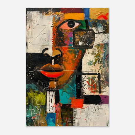 Da Vinci Cubism Wall art Print | African Theme - Wood Prints - 70x100 cm / 28x40″ - 10 mm