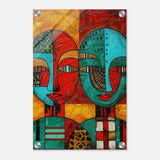 Da Vinci Cubism Wall art Print | African Theme - Acrylic Print - 30x45 cm / 12x18″ - 
