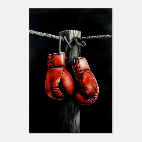 Da Vinci Eclectic Expressions Wall art Print | Boxing Gloves - Aluminum Print - 40x60 cm / 16x24″ - 